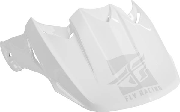 FLY RACING - F2 CARBON HELMET VISOR GLOSS WHITE - Image 1