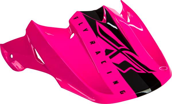 FLY RACING - F2 CARBON SHIELD HELMET VISOR BLACK/PINK - Image 1