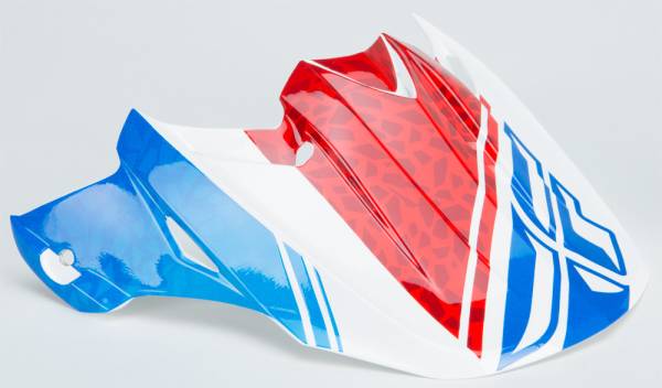 FLY RACING - F2 ANIMAL VISOR BLUE/WHITE/RED - Image 1