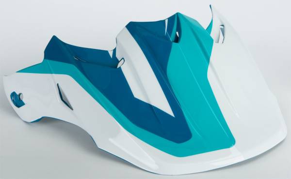 FLY RACING - F2 PURE VISOR TEAL/WHITE - Image 1