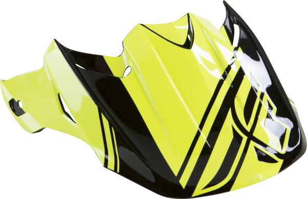 FLY RACING - F2 REWIRE VISOR HI-VIS/BLACK - Image 1