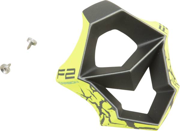 FLY RACING - F2 FRACTURE MOUTHPIECE GREY/HI-VIS - Image 1