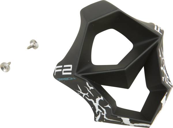 FLY RACING - F2 FRACTURE MOUTHPIECE BLACK/WHITE - Image 1