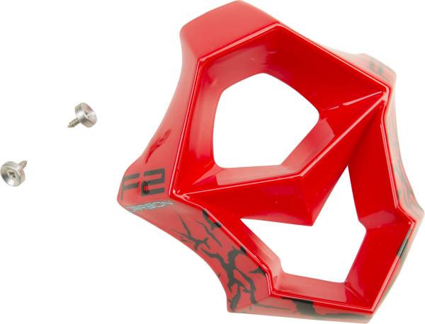 FLY RACING - F2 FRACTURE MOUTHPIECE BLACK/RED - Image 1