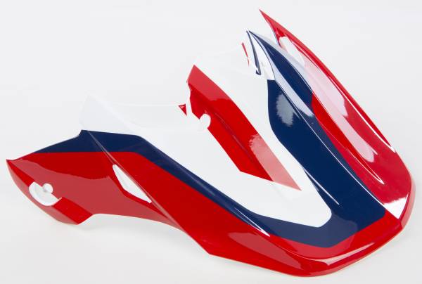 FLY RACING - F2 CARBON PURE HELMET VISOR RED/BLUE/WHITE - Image 1