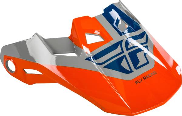 FLY RACING - FORMULA VISOR GREY/ORANGE/BLUE MD-LG - Image 1