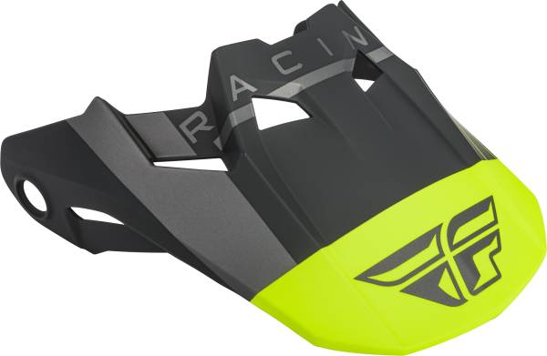 FLY RACING - FORMULA VECTOR HELMET VISOR MATTE HI-VIS/GREY/BLACK YL-SM - Image 1