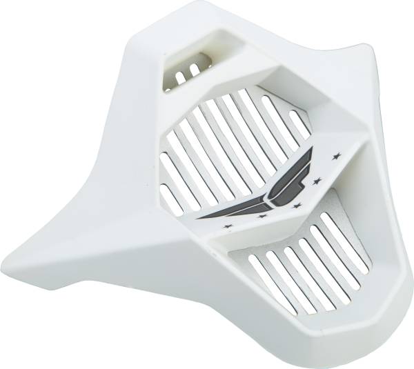 FLY RACING - KINETIC IMPULSE HELMET MOUTHPIECE MATTE WHITE/BLACK - Image 1