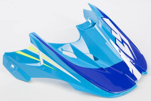 FLY RACING - KINETIC FULLSPEED HELMET VISOR BLUE/HI-VIS - Image 1