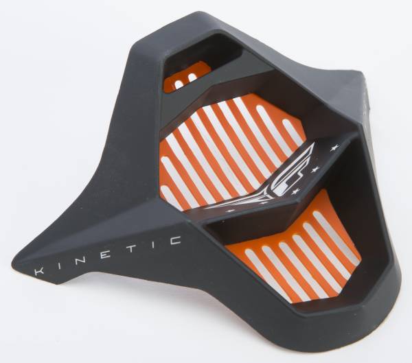 FLY RACING - KINETIC FULLSPEED HELMET MOUTHPIECE ORANGE/BLK/WHITE - Image 1