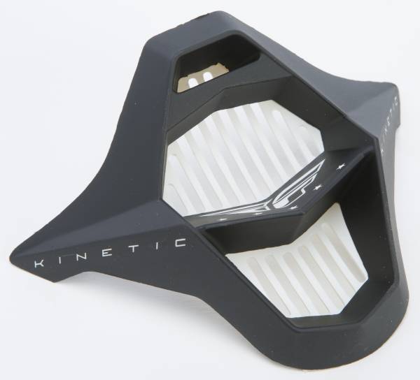 FLY RACING - KINETIC FULLSPEED HELMET MOUTHPIECE MATTE WHITE/BLACK - Image 1