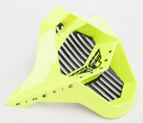 FLY RACING - KINETIC CRUX MOUTHPIECE BLACK/GREY/HI-VIS - Image 1