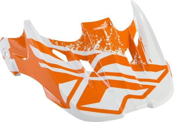 FLY RACING - KINETIC BURN VISOR ORANGE/WHITE - Image 1