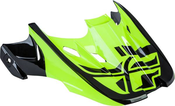 FLY RACING - KINETIC SHARP HELMET VISOR BLACK/HI-VIS - Image 1