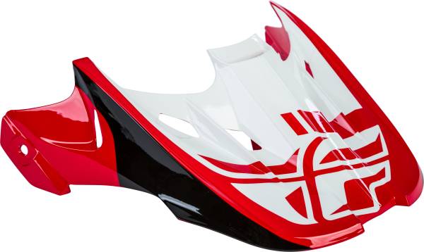 FLY RACING - KINETIC SHARP HELMET VISOR RED/BLACK - Image 1