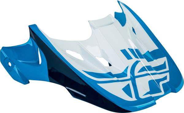 FLY RACING - KINETIC SHARP HELMET VISOR TEAL/BLUE - Image 1