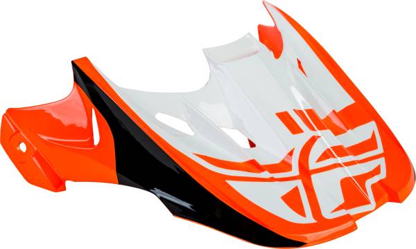 FLY RACING - KINETIC SHARP HELMET VISOR ORANGE/BLACK - Image 1