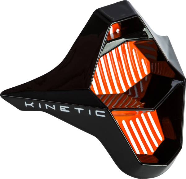 FLY RACING - KINETIC SHARP HELMET MOUTHPIECE ORANGE/BLACK - Image 1