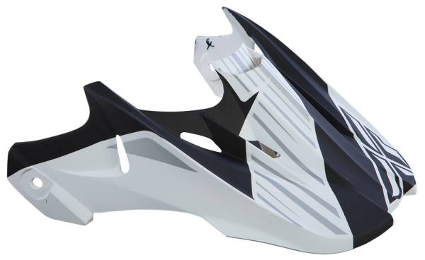 FLY RACING - KINETIC PRO COLD WEATHR VISOR REPLACEMENT WHITE/BLACK - Image 1