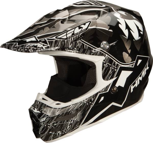 FLY RACING - F2 CARBON PRO HMK WILDERNESS HELMET BLACK/CHARCOAL 2X - Image 1