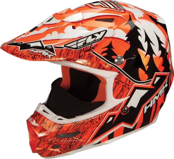 FLY RACING - F2 CARBON PRO HMK WILDERNESS HELMET BLAZE ORANGE 2X - Image 1