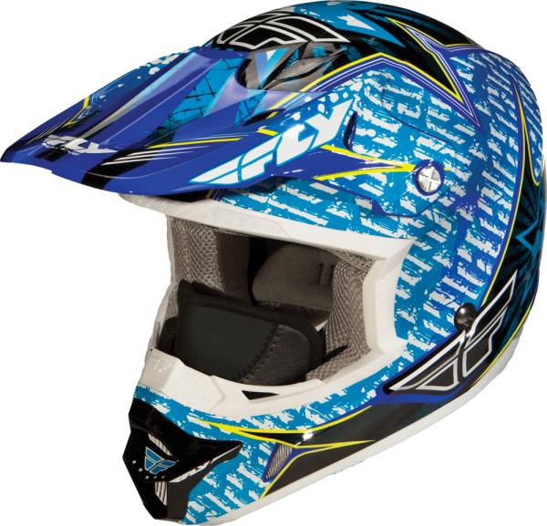 FLY RACING - AURORA HELMET BLUE 2X - Image 1