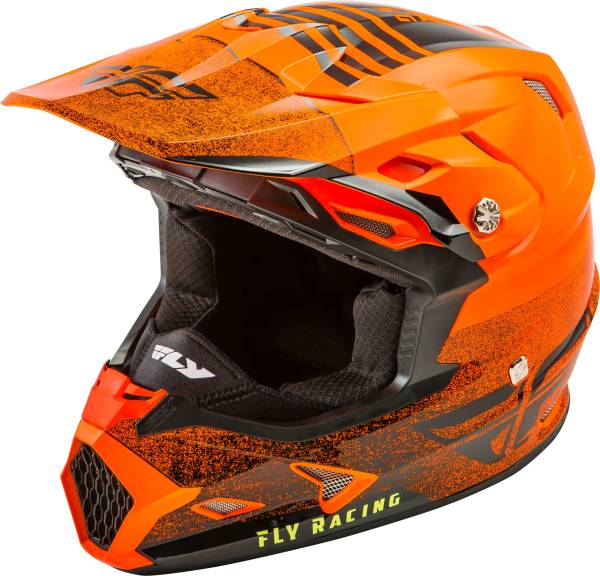 FLY RACING - TOXIN C/W EMBARGO HELMET ORANGE/BLACK 2X - Image 1