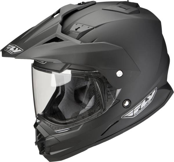 FLY RACING - TREKKER HELMET MATTE BLACK 2X - Image 1