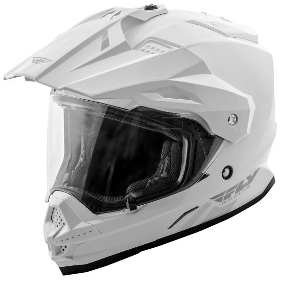 FLY RACING - TREKKER SOLID HELMET WHITE 2X - Image 1