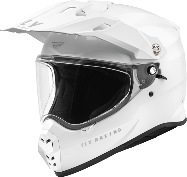 FLY RACING - TREKKER SOLID HELMET WHITE 2X - Image 1