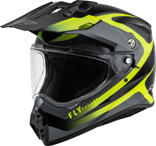 FLY RACING - TREKKER PULSE HELMET BLACK/HI-VIS 2X - Image 1