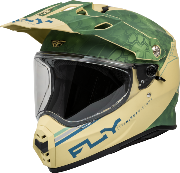 FLY RACING - TREKKER KRYPTEK CONCEAL HELMET MATTE TAN/SAGE/BLACK 2X - Image 1