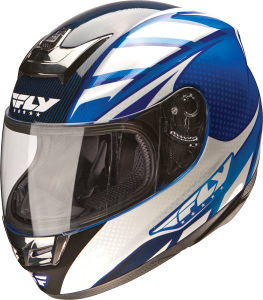 FLY RACING - PARADIGM HELMET BLUE/WHITE XS - Image 1