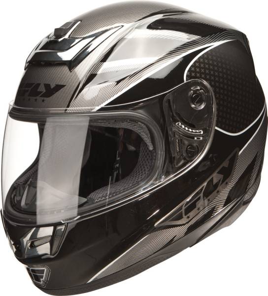 FLY RACING - PARADIGM HELMET BLACK/SILVER S - Image 1