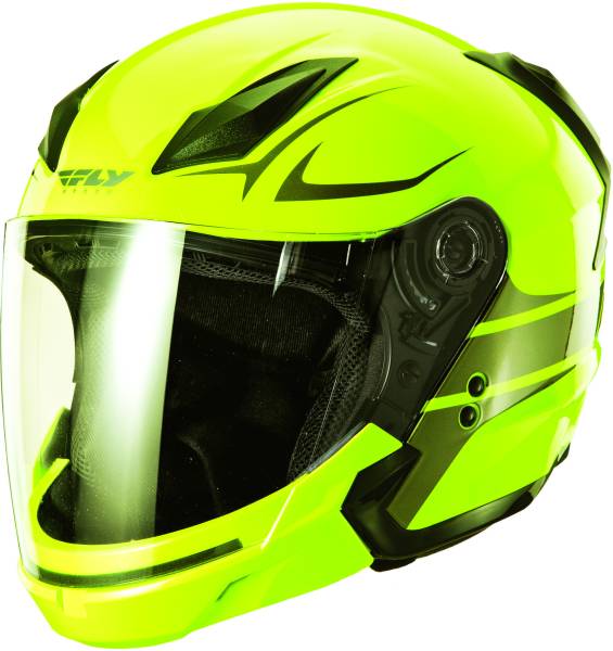 FLY RACING - TOURIST VISTA HELMET HI-VIS/GUNMETAL 2X - Image 1