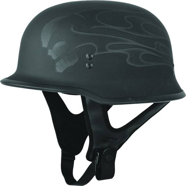 FLY RACING - 9MM GERMAN BEANIE HELMET GHOST/SKULL MD - Image 1