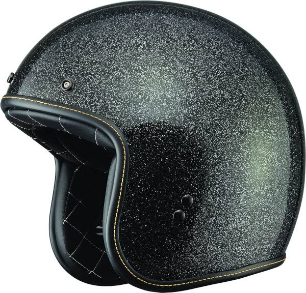 FLY RACING - .38 METAL FLAKE HELMET BLACK 2X - Image 1