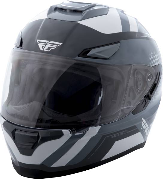 FLY RACING - SENTINEL MESH HELMET GREY/WHITE 2X - Image 1