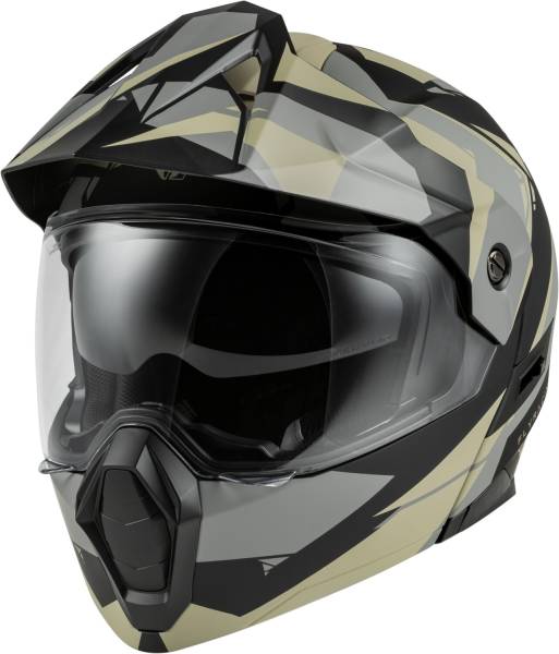 FLY RACING - ODYSSEY SUMMIT HELMET MATTE TAN/BLACK/GREY XS - Image 1