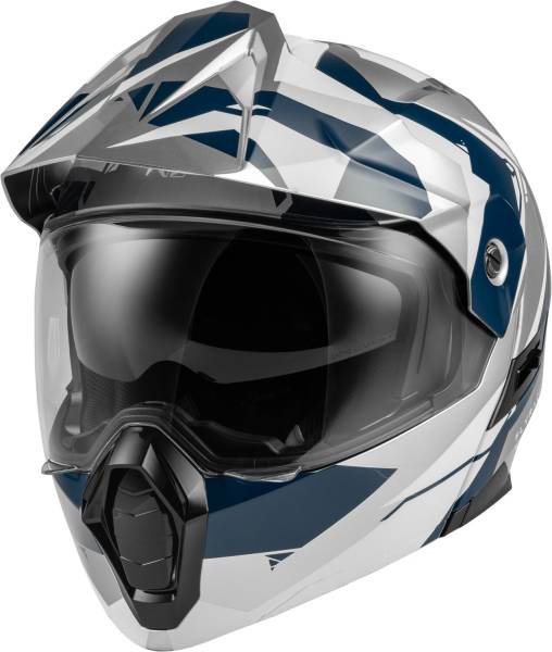 FLY RACING - ODYSSEY SUMMIT HELMET NAVY/GREY/WHITE LG - Image 1