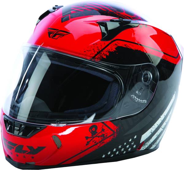 FLY RACING - REVOLT PATRIOT HELMET RED/BLACK XS - Image 1