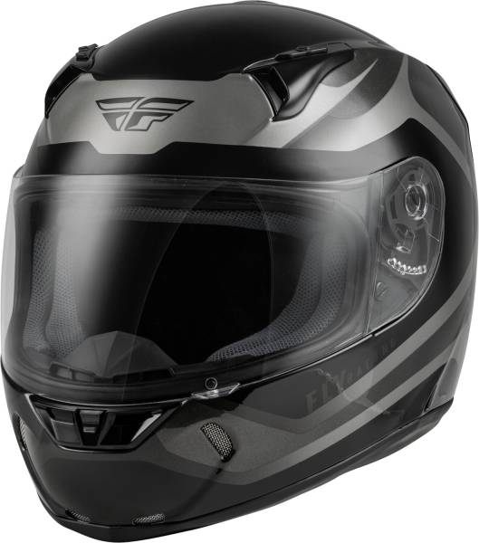 FLY RACING - REVOLT RUSH HELMET GREY/BLACK 2X - Image 1