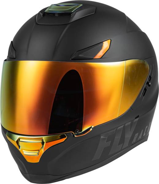 FLY RACING - SENTINEL RECON HELMET MATTE BLACK/FIRE CHROME 2X - Image 1