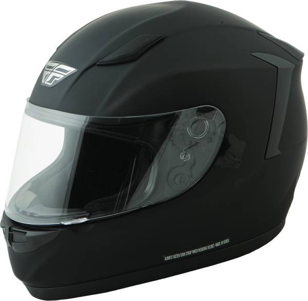 FLY RACING - CONQUEST SOLID HELMET MATTE BLACK 2X - Image 1