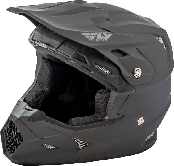 FLY RACING - TOXIN ORIGINAL HELMET MATTE BLACK XS - Image 1