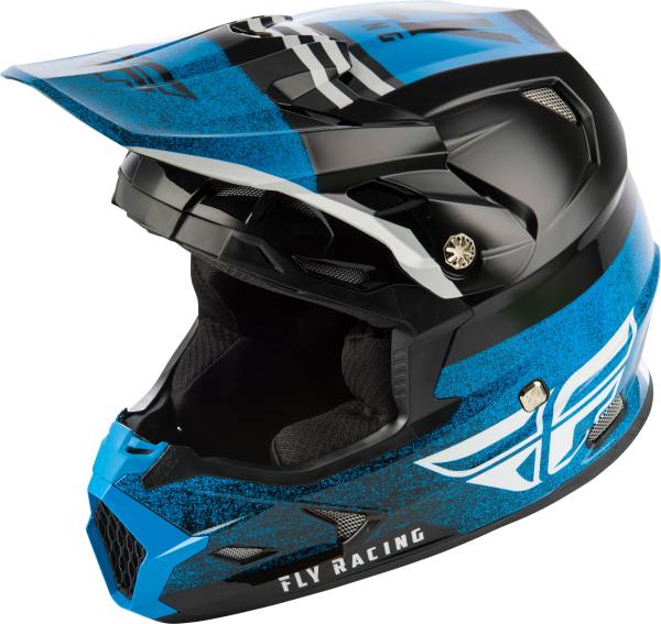 FLY RACING - TOXIN EMBARGO HELMET BLACK/BLUE 2X - Image 1