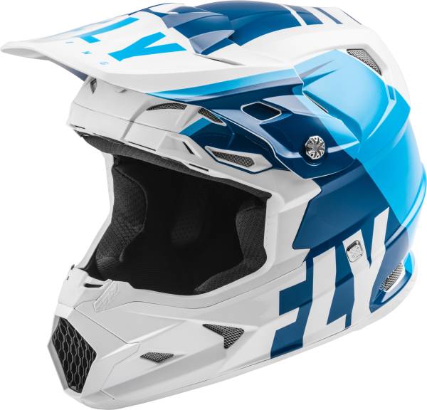 FLY RACING - TOXIN TRANSFER HELMET BLUE/WHITE MD - Image 1