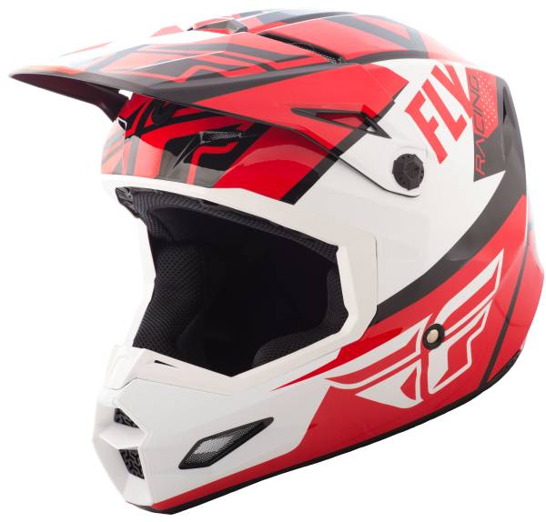 FLY RACING - ELITE GUILD HELMET RED/WHITE/BLACK 2X - Image 1