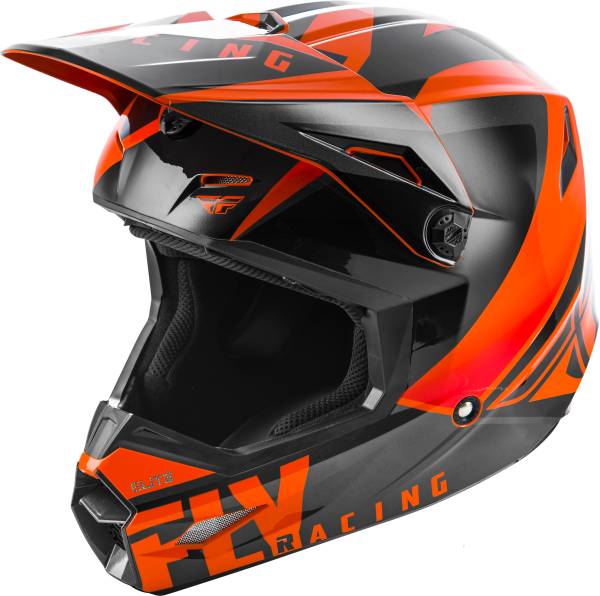 FLY RACING - ELITE VIGILANT HELMET ORANGE/BLACK XS - Image 1