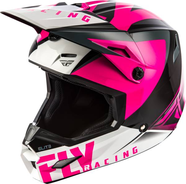 FLY RACING - ELITE VIGILANT HELMET PINK/BLACK 2X - Image 1